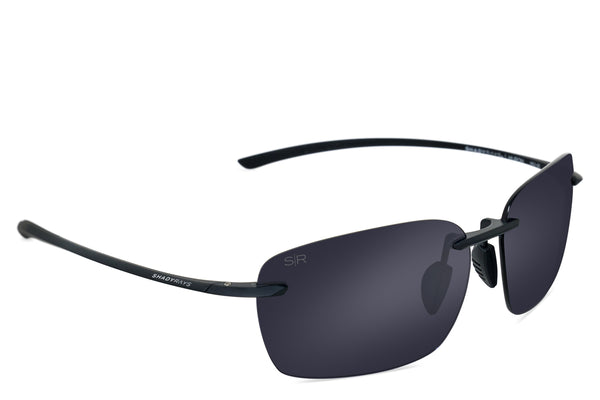 Huron Matte Black - Polarized