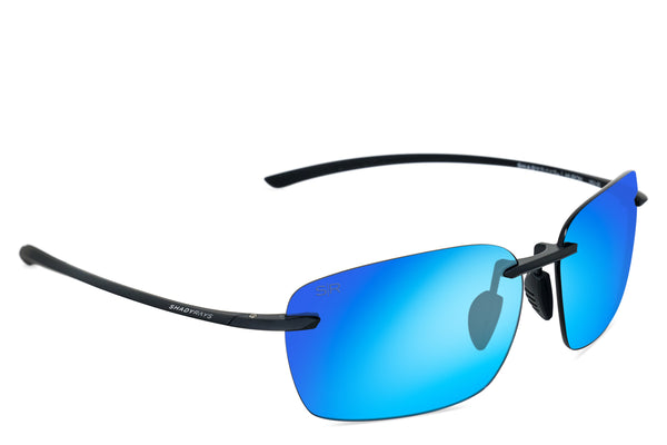 Huron Matte Black - Glacier Polarized