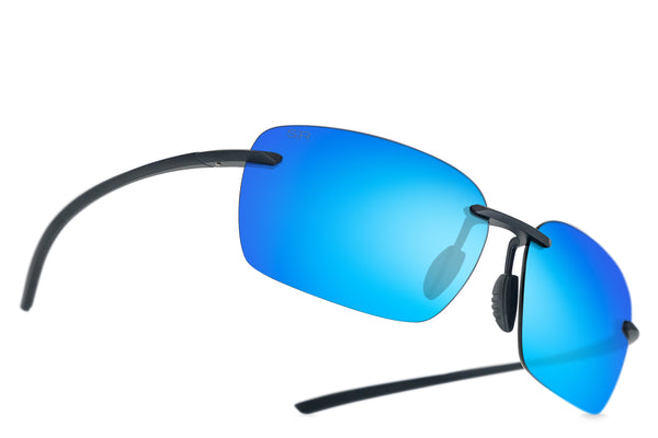 Huron Matte Black - Glacier Polarized