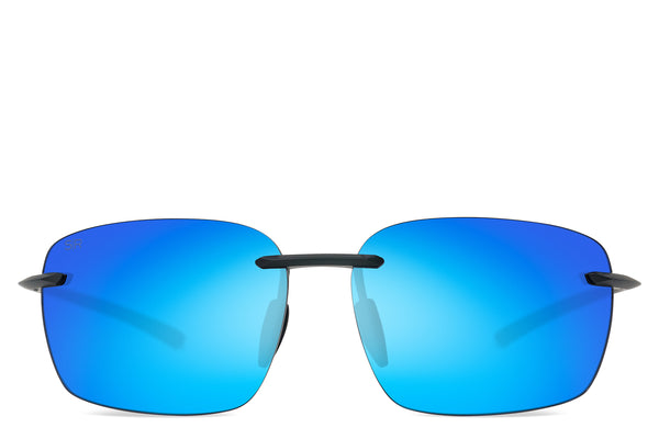 Huron Matte Black - Glacier Polarized