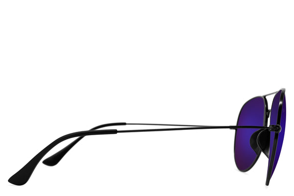 Tangle Free Aviator - Purple Polarized