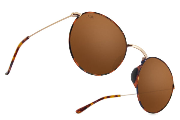 Tangle Free Aston - Amber Tortoise Polarized