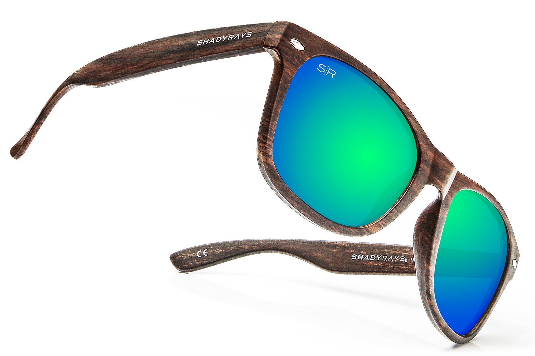 Classic Timber - Emerald Polarized Timber Series Shady Rays 