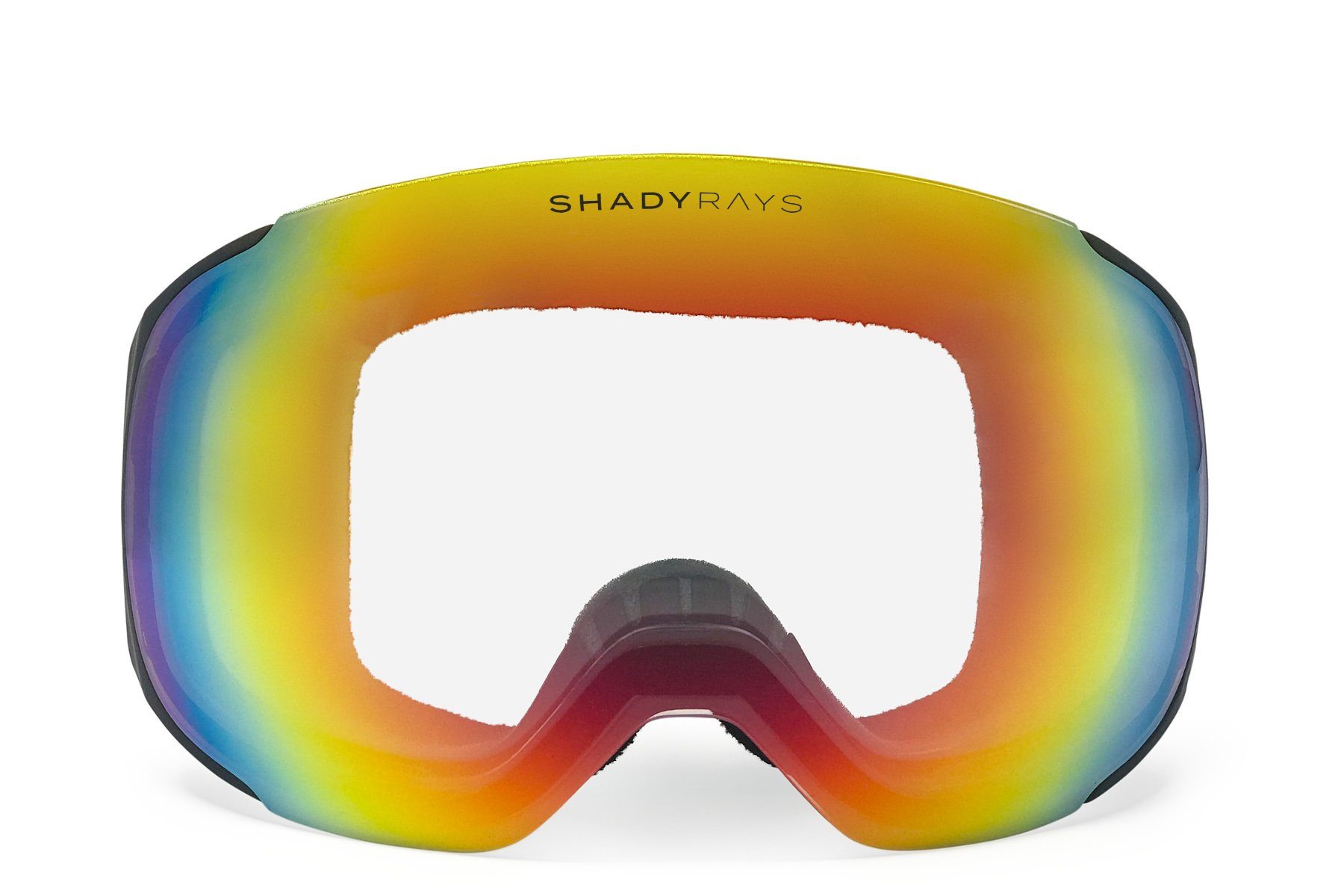 Snow Goggle Lens - Black Red Snow Goggles Shady Rays® | Polarized Sunglasses 