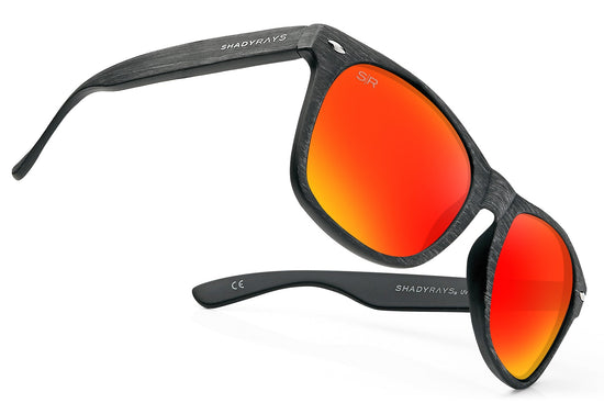 Classic Timber - Black Infrared Polarized Timber Series Shady Rays 