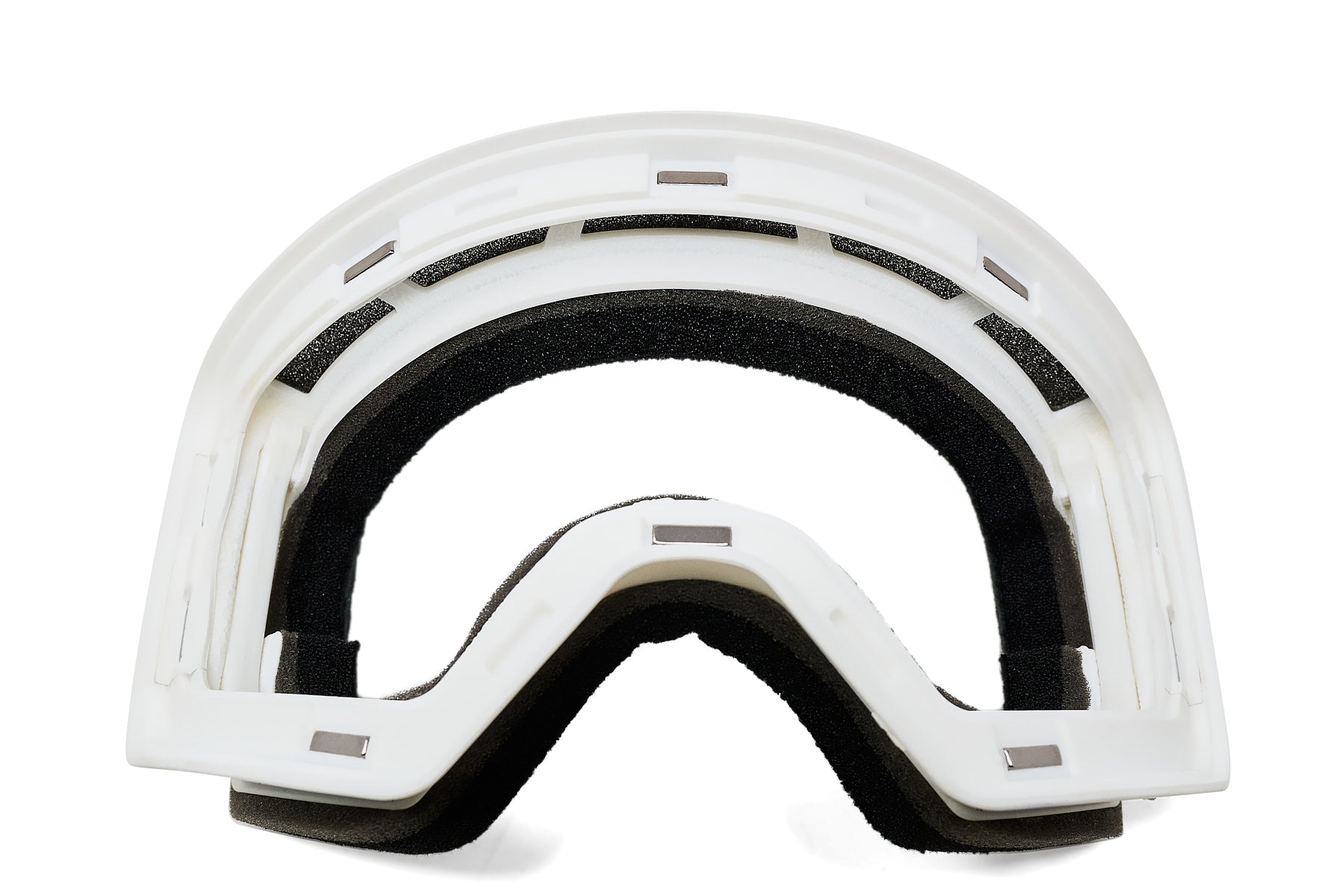 Test Frontier Snow G - White Magnetic Frame + Strap (Lens Not Included) Snow Goggles Shady Rays® | Polarized Sunglasses 