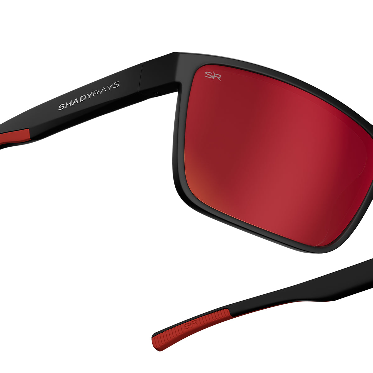 Shady Rays Red Cayman - Black Red Polarized – Shady Rays® | Polarized Sunglasses