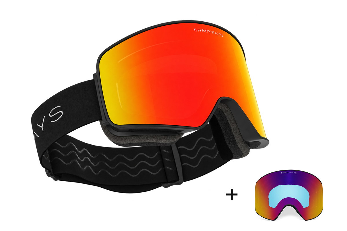 Frontier Goggle Bundle - Infrared Edge + Crystal Mirage