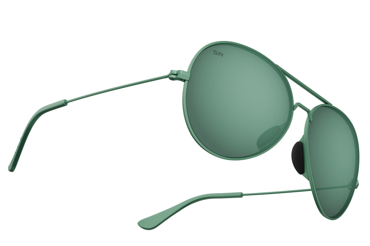 Tangle Free Aviator - Agave Polarized
