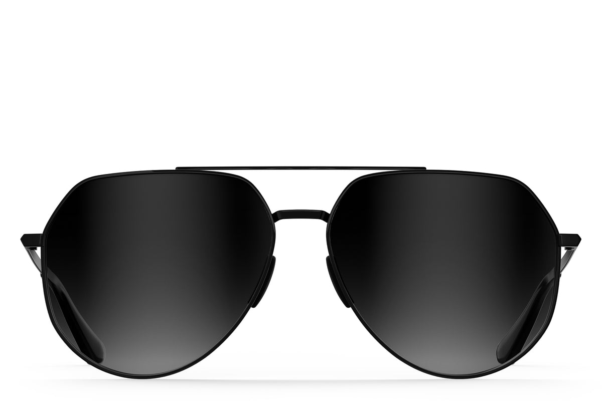 Tangle Free Aviator Hex - Black Fade Polarized