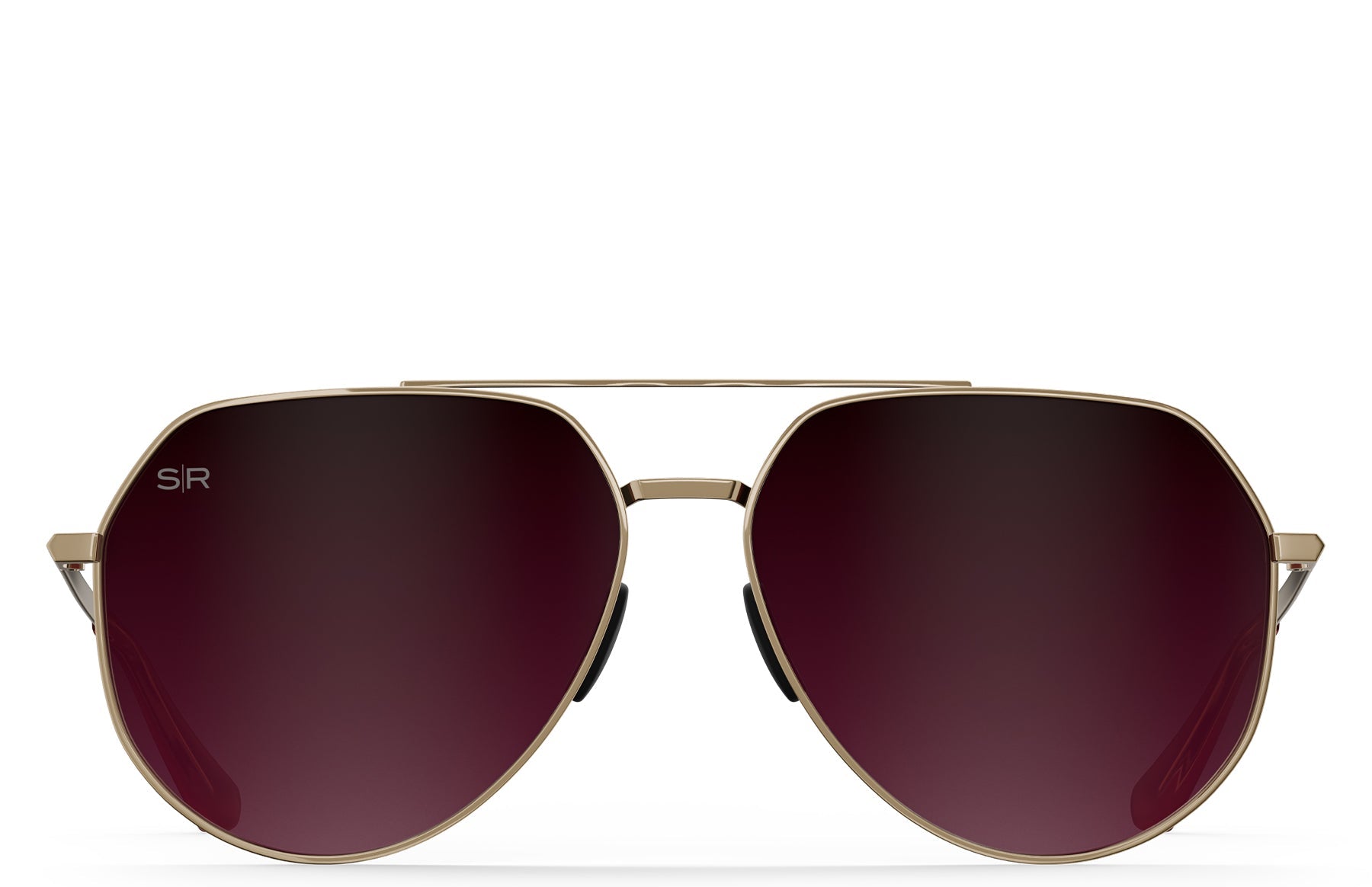 Tangle Free Aviator Hex - Cherry Fade Polarized – Shady Rays