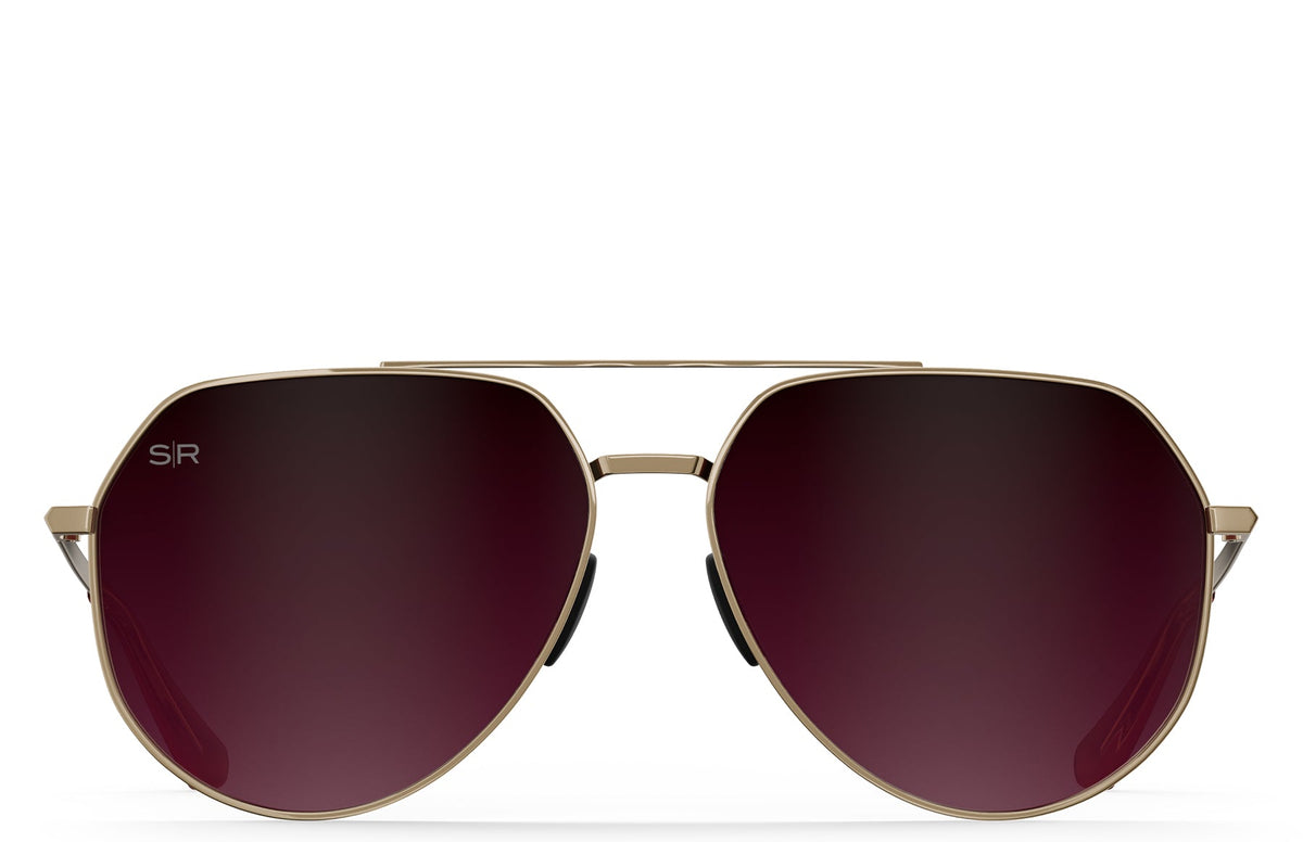 Tangle Free Aviator Hex - Cherry Fade Polarized