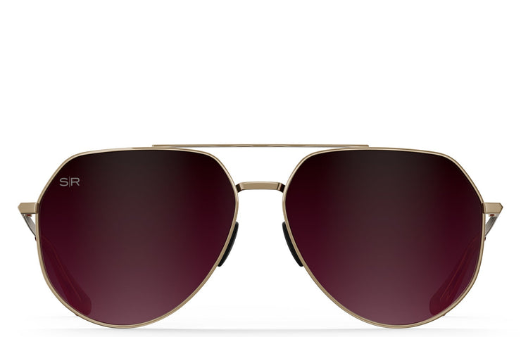 Tangle Free Aviator Hex - Cherry Fade Polarized