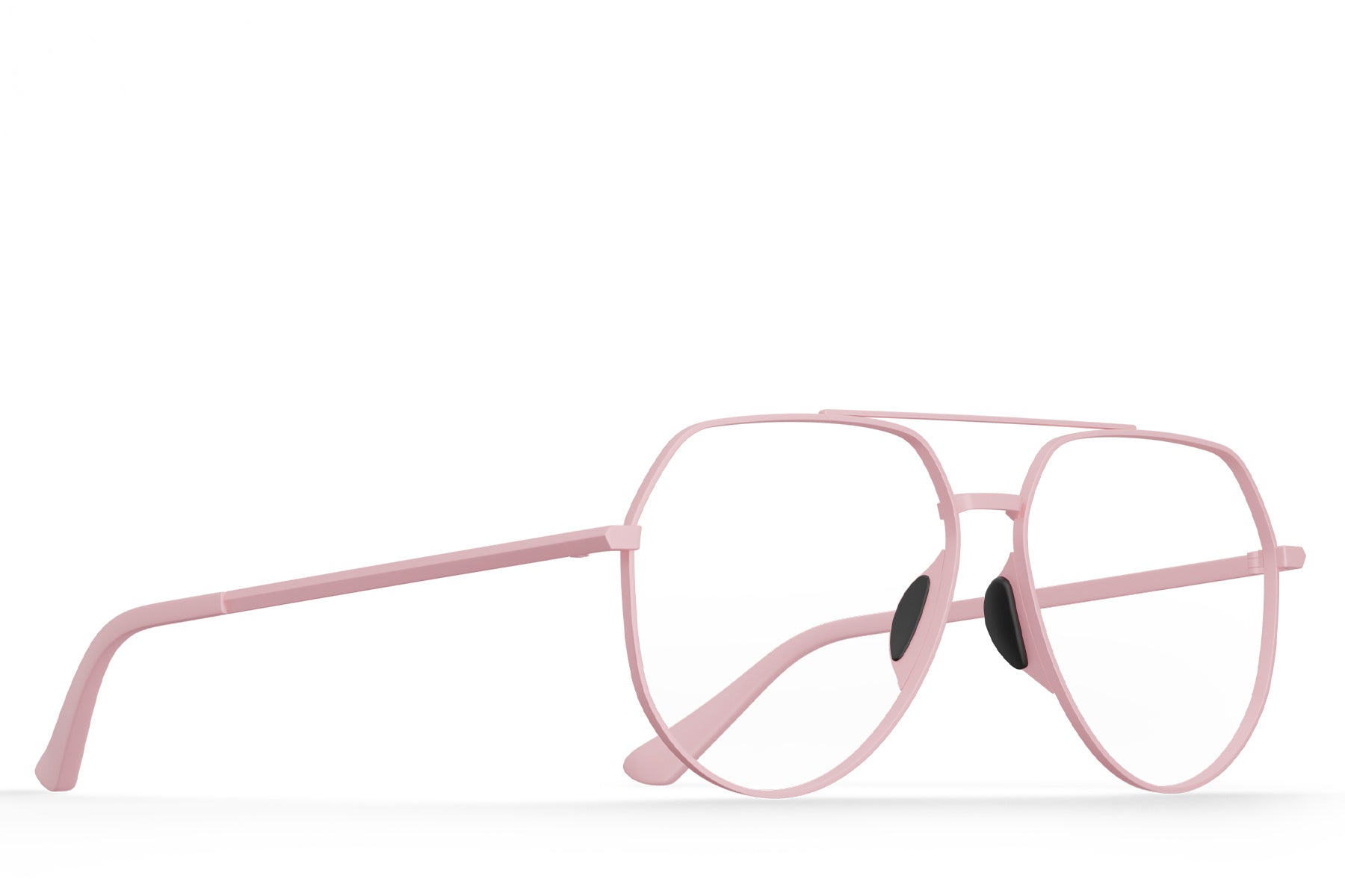 Tangle Free Aviator Hex Rx - Rose – Shady Rays® | Polarized Sunglasses