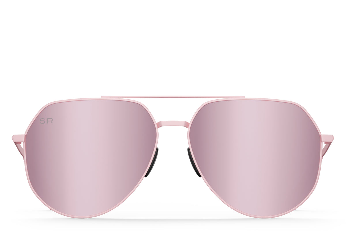 Tangle Free Aviator Hex - Rose Polarized