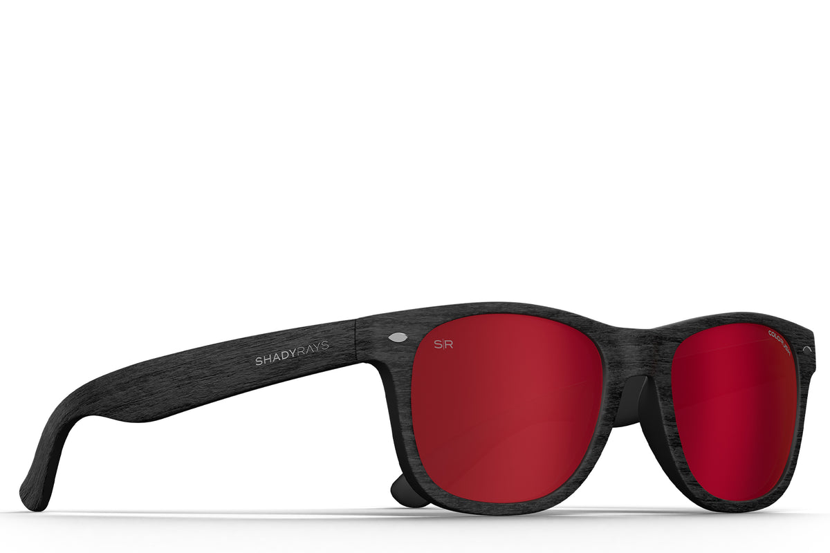 Classic Timber - Black Red Polarized