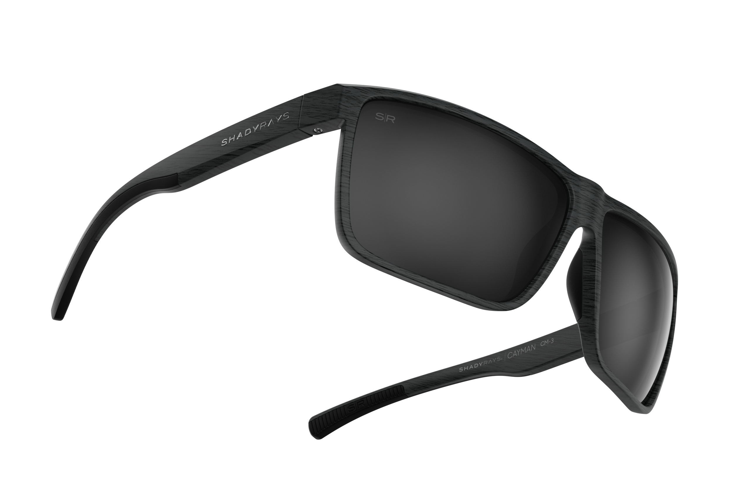 P14 Fishing Polarized Bifocal Sunglasses With Sunglass Rage Pouch (Shiny  Black Frame-Polarized Gray Lenses, 2.50)