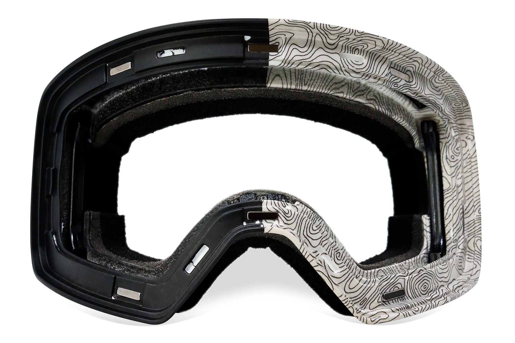 ski goggles no frame Frontier Snow Goggle - Stealth Terrain Magnetic Frame + Strap (Lens No – Shady Rays®