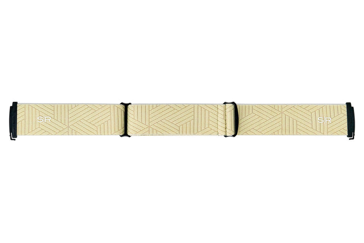 Snow Goggle Strap - Hex Ivory