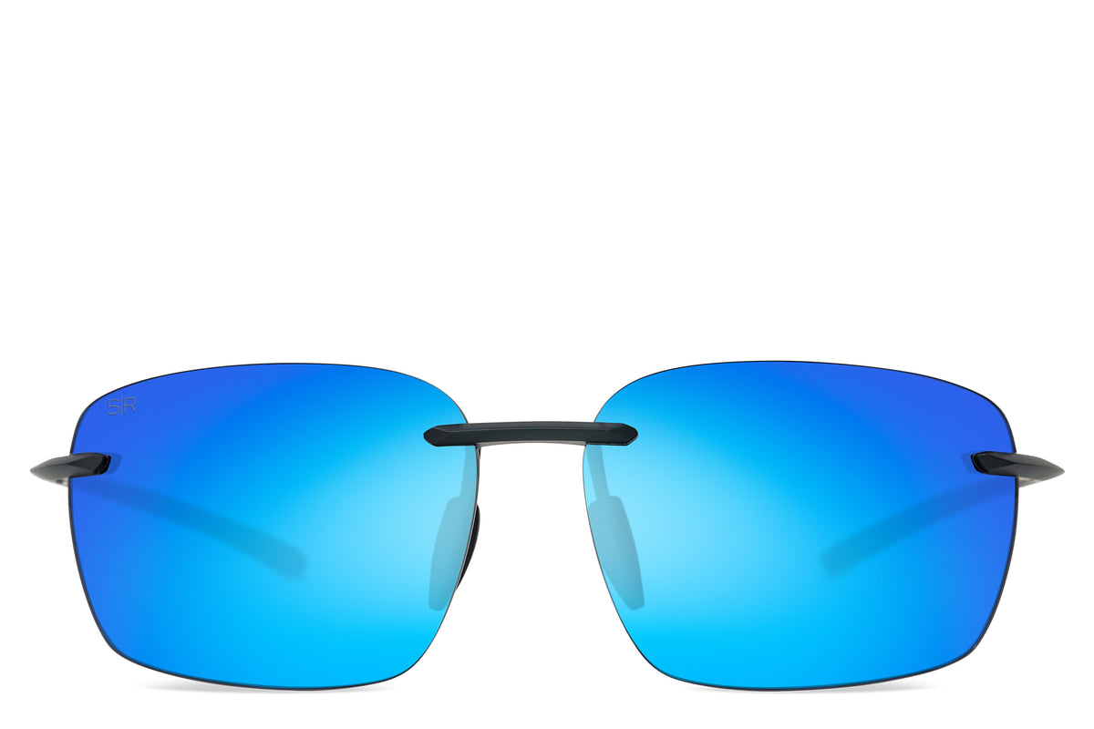 Huron Matte Black - Glacier Polarized