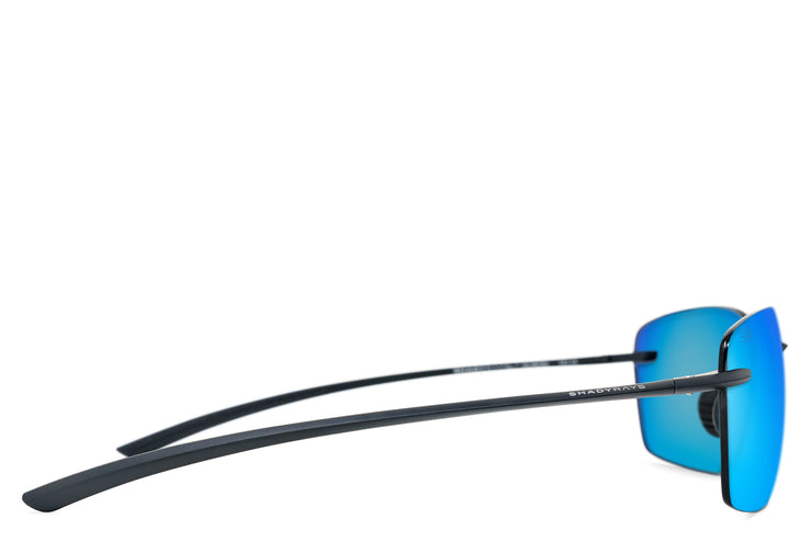 Huron Matte Black - Glacier Polarized