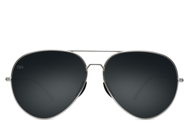 Tangle Free Aviator - Blackout Polarized