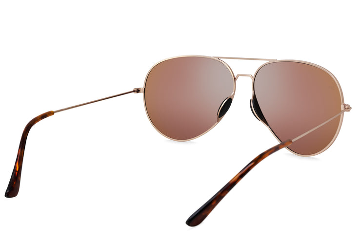 Tangle Free Aviator - Rose Gold Polarized