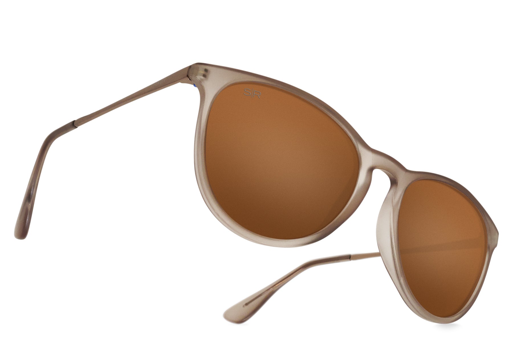Magnolia Sunglasses, Small Round Wood Sunglasses