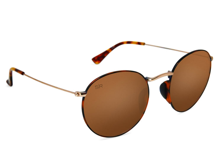 Tangle Free Aston - Amber Tortoise Polarized