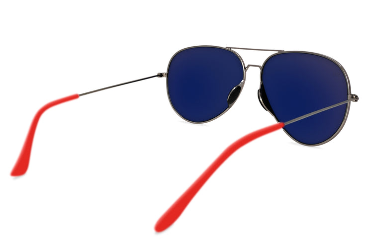 Tangle Free Aviator - Liberty Blue Polarized