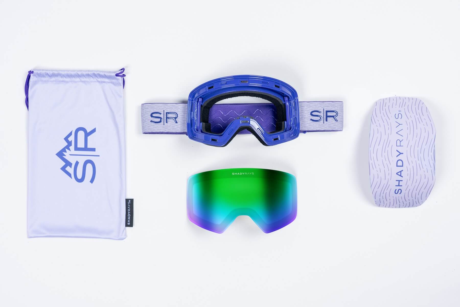 Frontier Snow Goggle - Lavender Lagoon – Shady Rays® | Polarized