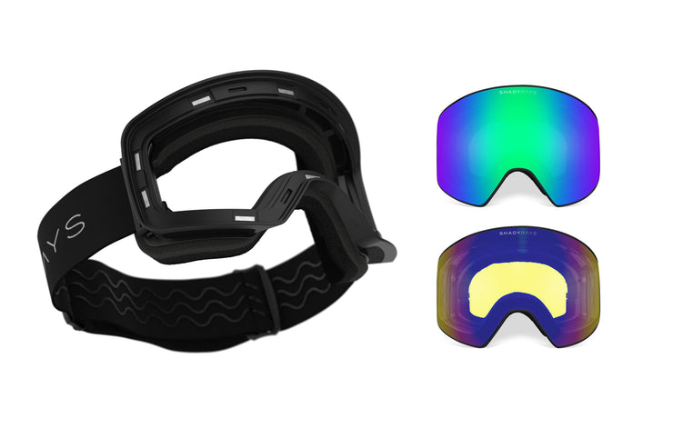 Frontier Goggle Bundle - Black Emerald