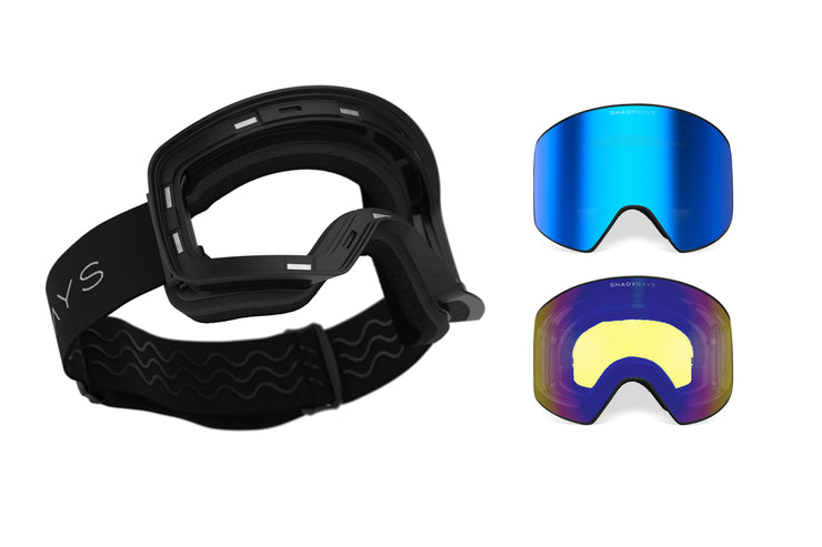 Frontier Goggle Bundle - Black Glacier