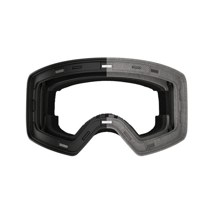 Frontier Snow Goggle - Stealth Terrain Magnetic Frame + Strap (Lens Not Included)