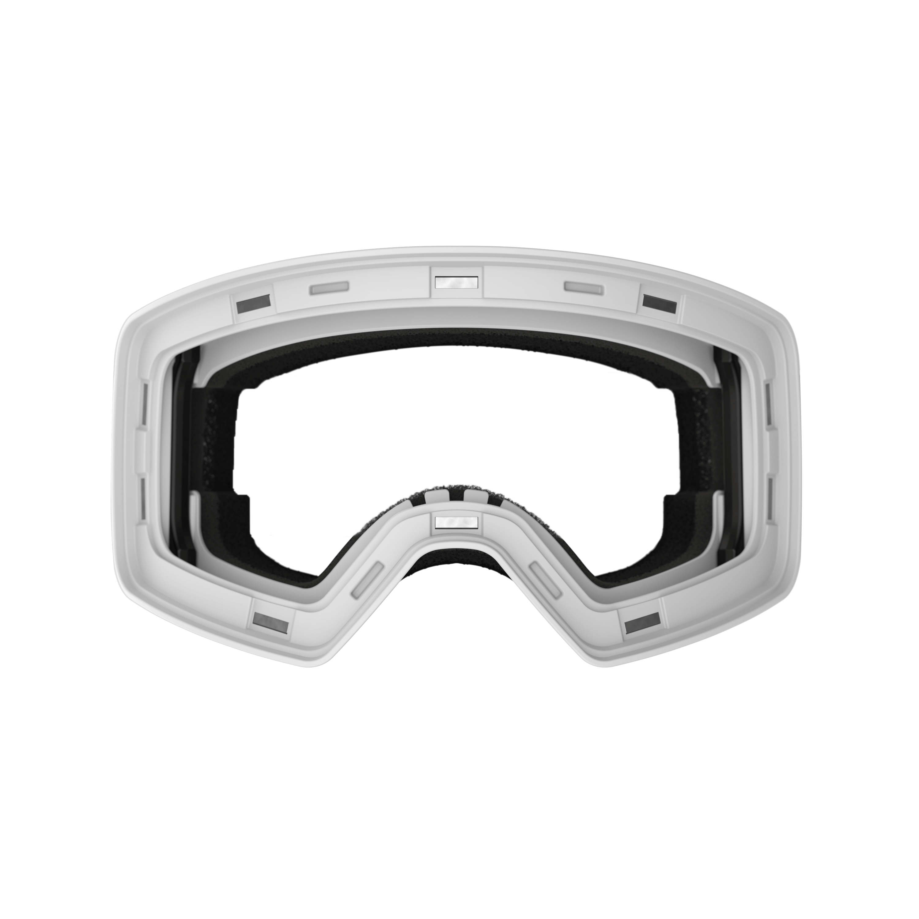 Frontier Snow Goggle - White Magnetic Frame + Strap (Lens Not Included)