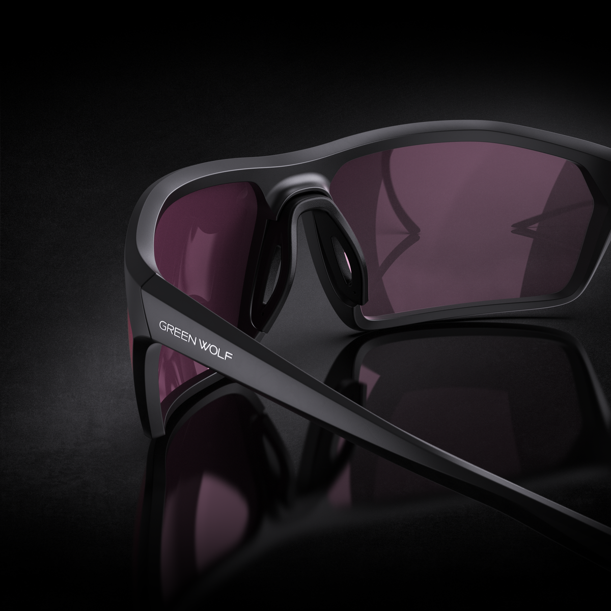 Green Wolf Ace - Black Green