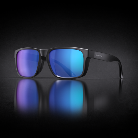 wow classic green tinted goggles Green Wolf Guardian - Black Glacier – Shady Rays®