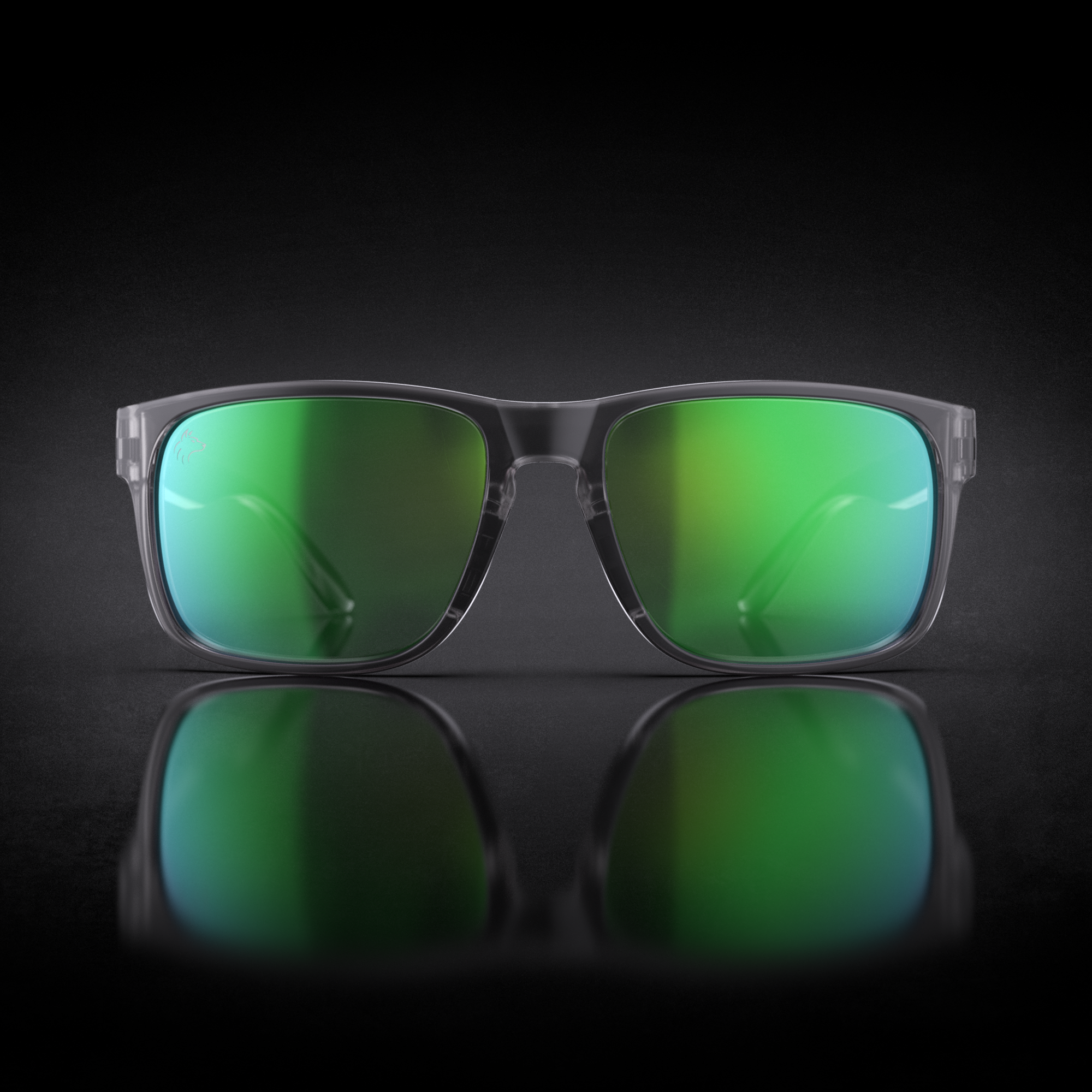 goggles green lenses Green Wolf Guardian - Green Smoke – Shady Rays®