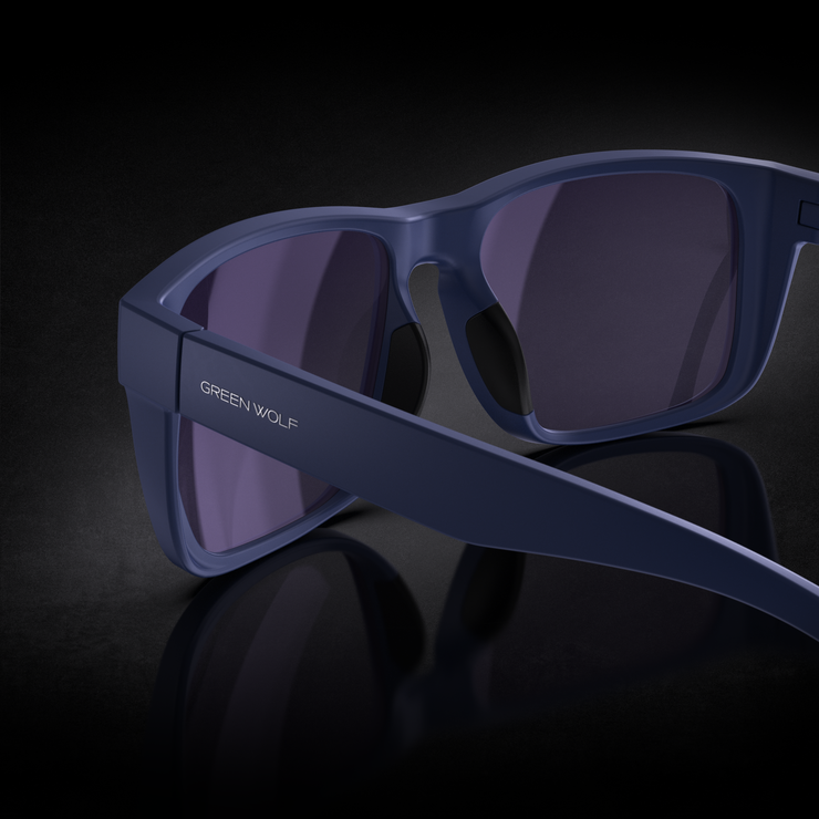 Green Wolf Guardian - Navy Glacier