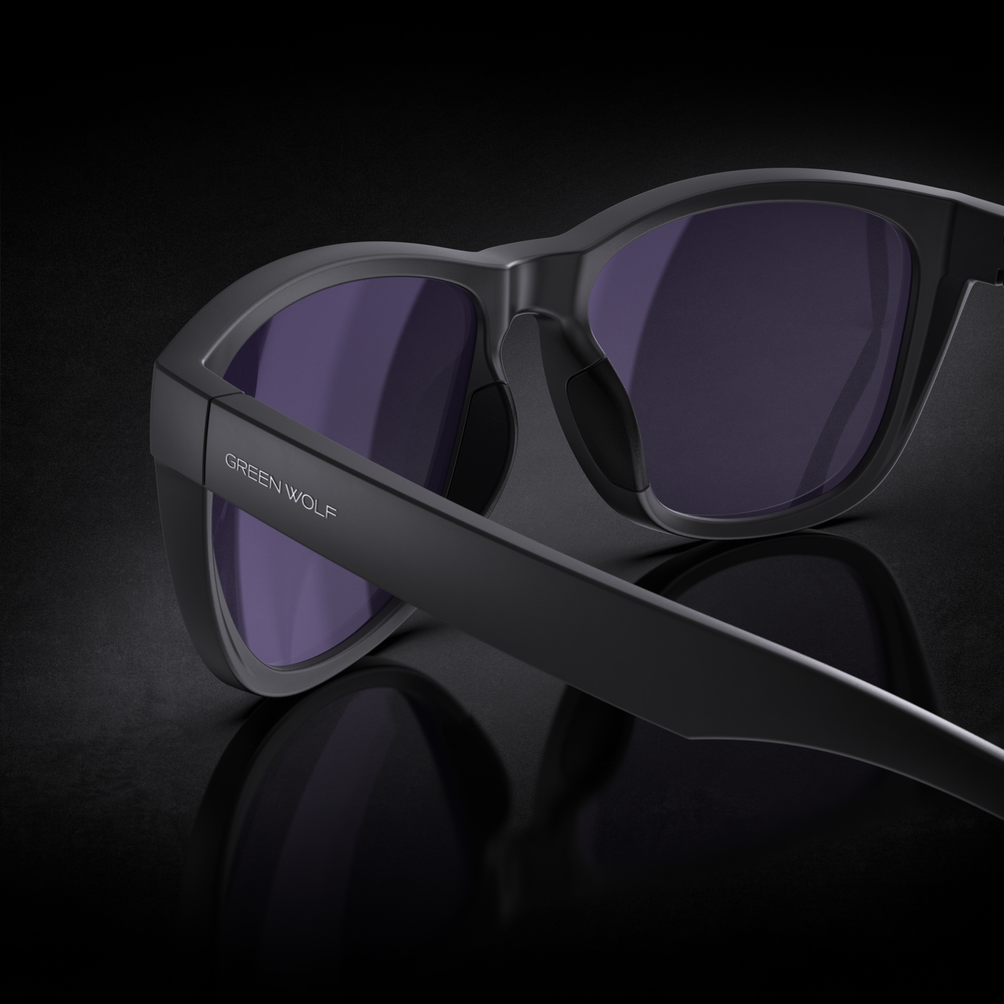 Green Wolf Scout - Black Glacier – Shady Rays® | Polarized Sunglasses Green Wolf Scout - Black Glacier – Shady Rays® | Polarized Sunglasses