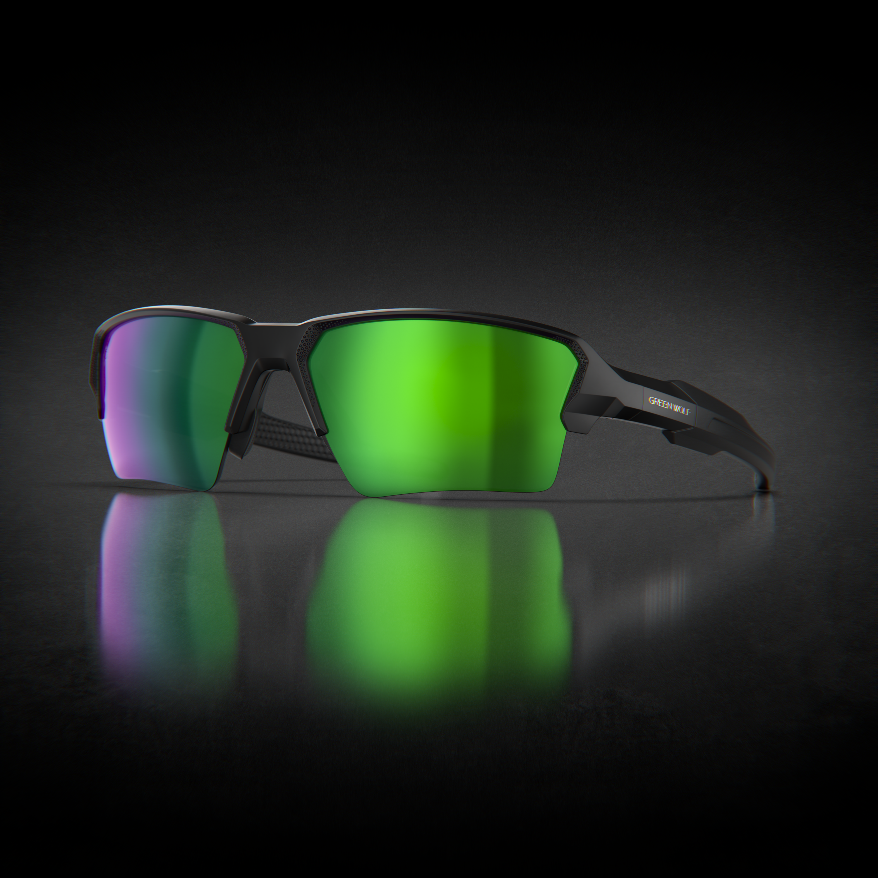 Green Wolf Vapor - Black Green – Shady Rays® | Polarized Sunglasses