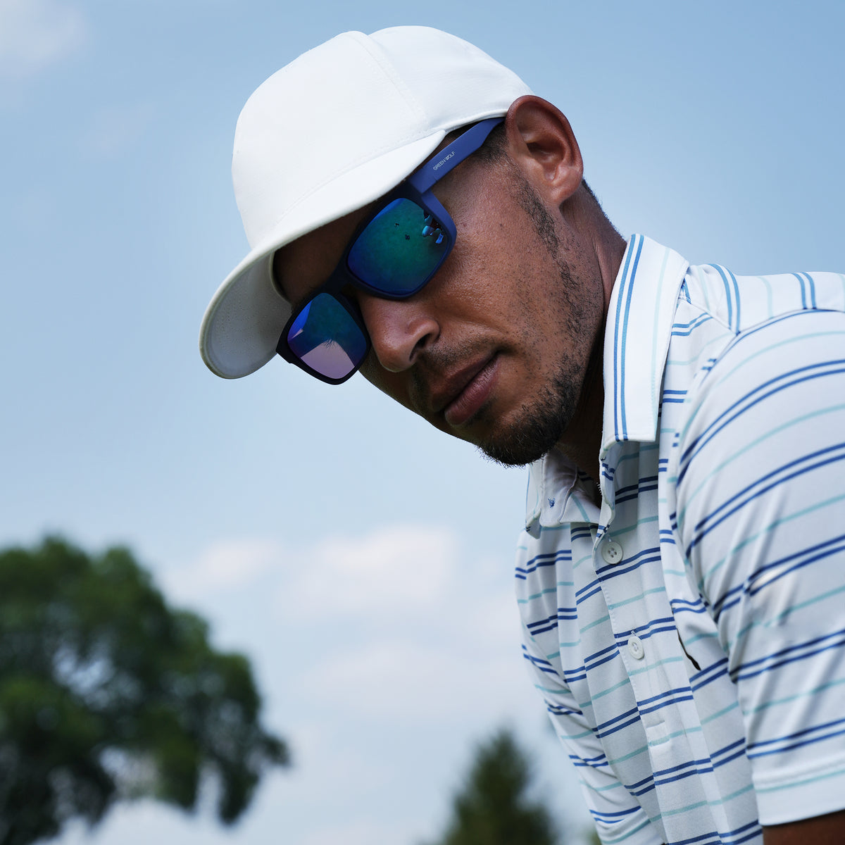 Green Wolf Guardian - Navy Glacier