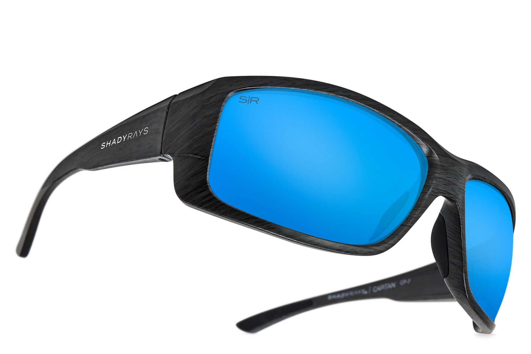 P14 Fishing Polarized Bifocal Sunglasses With Sunglass Rage Pouch (Shiny  Black Frame-Polarized Gray Lenses, 2.50)