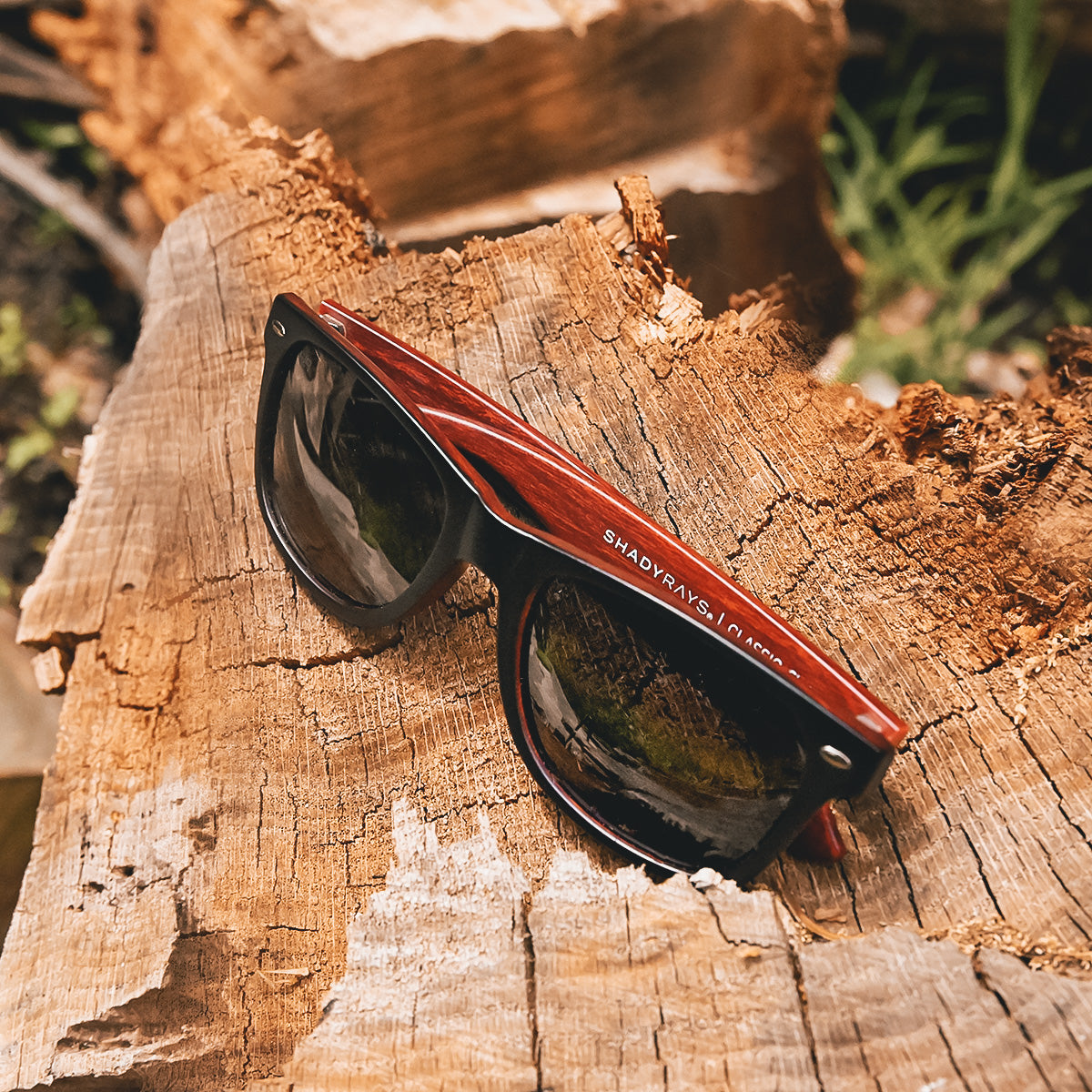 Shady Rays Classic- Stealth Timber Pro - Polarized / Standard
