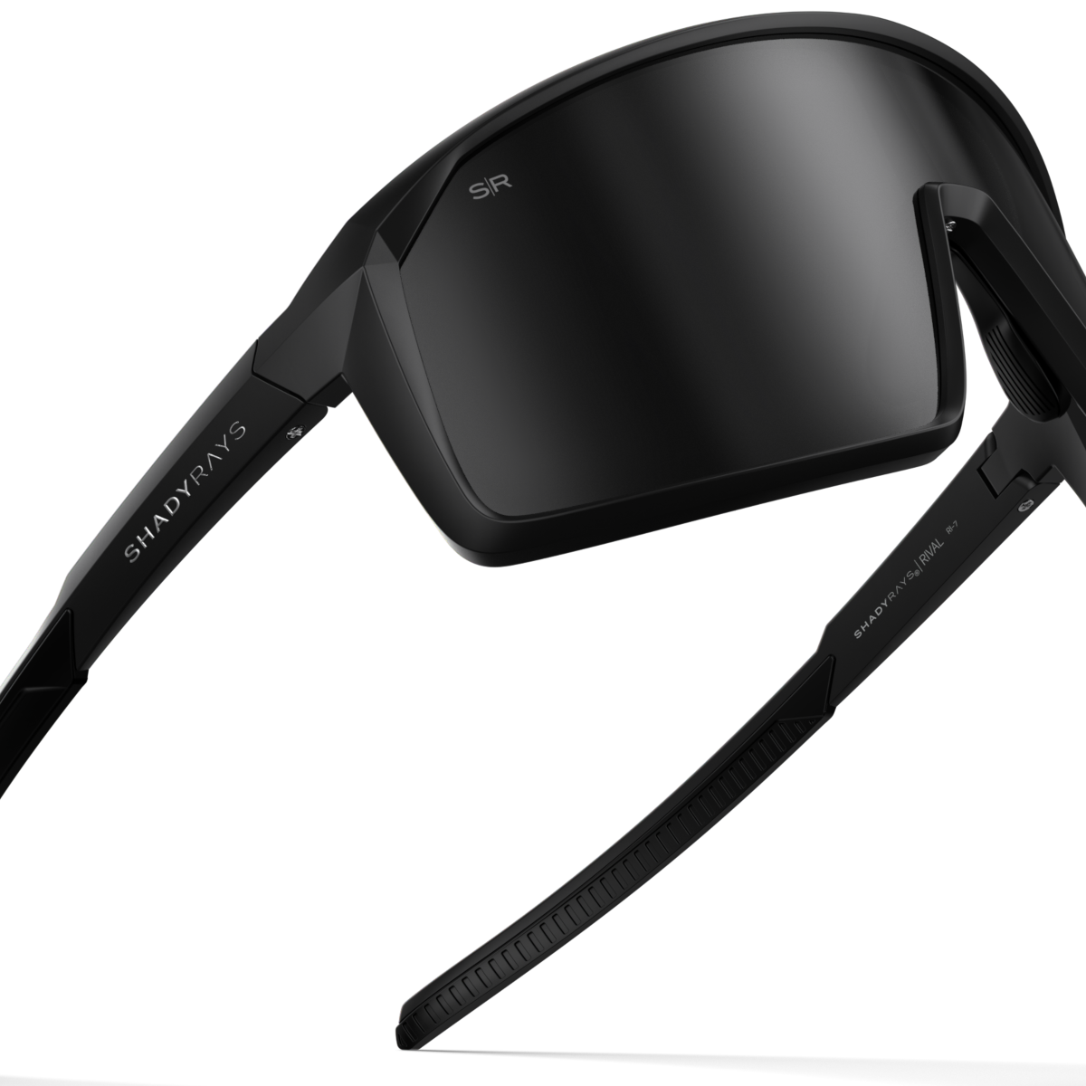 Rival Matte Black - Black Polarized – Shady Rays® | Polarized Sunglasses