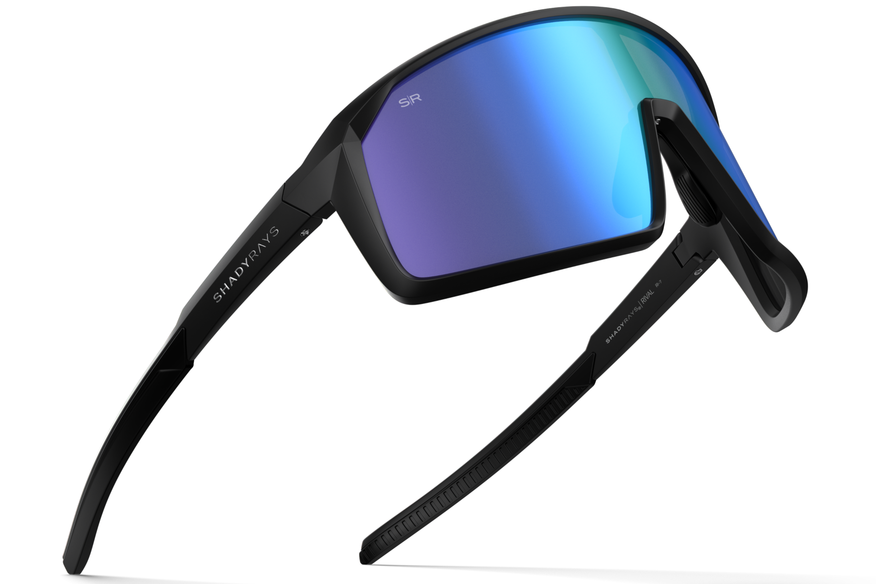 Rival Matte Black - Glacier Polarized – Shady Rays® | Polarized Sunglasses