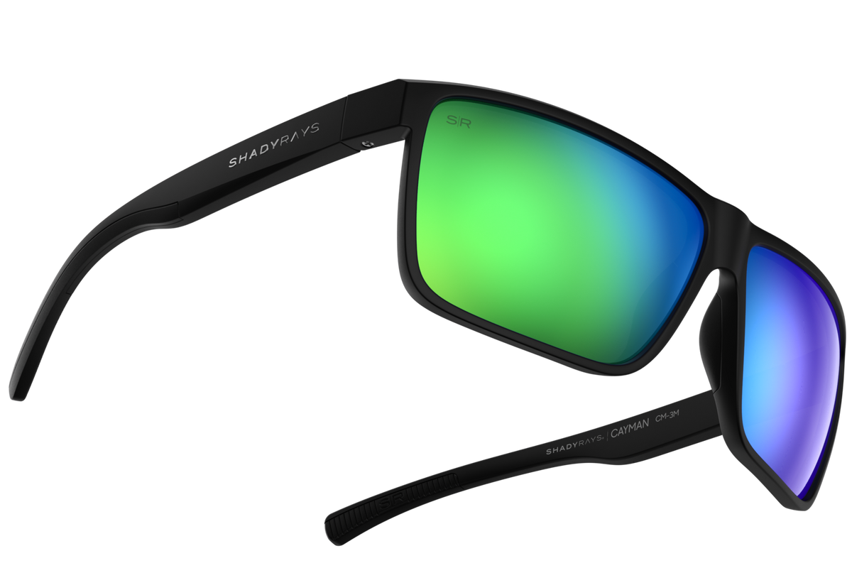 Shady Rays Cayman Black Emerald Polarized Sunglasses
