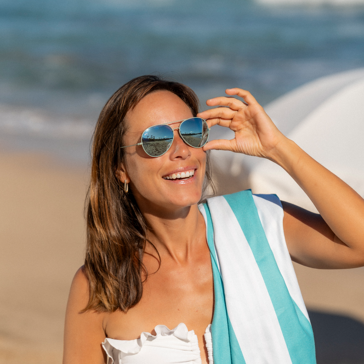 Tangle Free Aviator - Agave Polarized