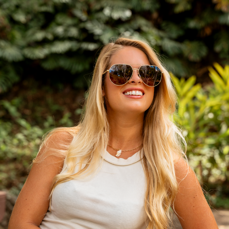 Tangle Free Aviator Hex - Cherry Fade Polarized