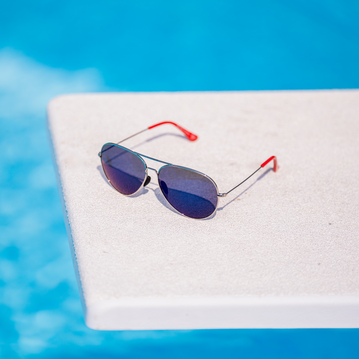 Tangle Free Aviator - Liberty Blue Polarized